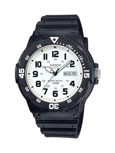Casio Herren Analog Quarz Uhr mit Harz Armband MRW200H-7BV von Casio