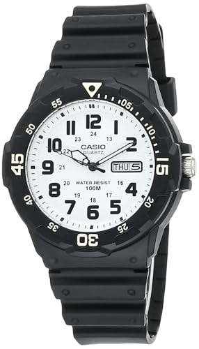 Casio Herren Analog Quarz Uhr mit Resin Armband MRW-200H-7 von Casio