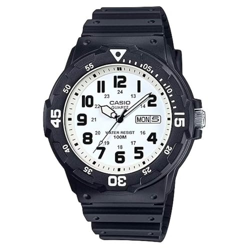 Casio Herren Analog Quarz Uhr mit Resin Armband MRW-200H-7 von Casio