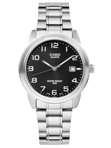 Casio Herren Uhr Analog Quarz mit Edelstahlarmband MTP-1221A-1AVEG von Casio
