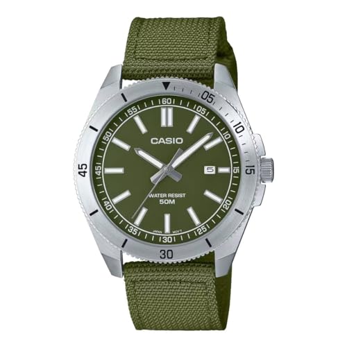 Casio Herren-Armbanduhr Analog Quarz Nylon MTP-B155C-3EV, Riemen Casio Herren-Armbanduhr Analog Quarz Nylon MTP-B155C-3EV, Riemen von Casio