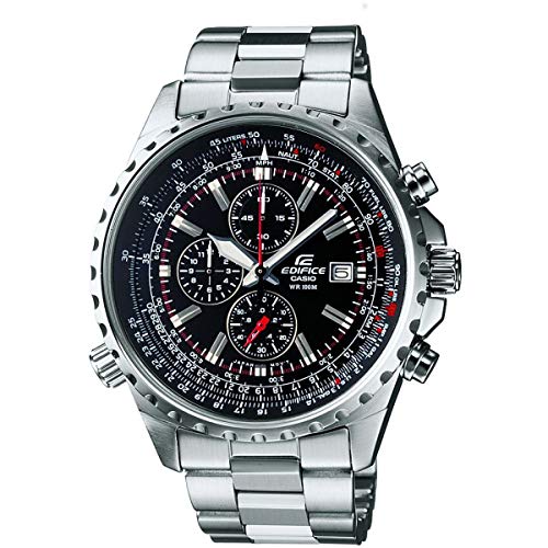 Casio HerrenArmbanduhr Analog Quarz massives Edelstahl EF-527D-1AVEF von Casio