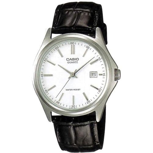 Casio Herren-Armbanduhr MTP1183E-7A Weiß Quarz Uhr, weiß, Quarzuhr von Casio