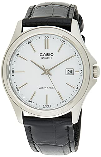 Casio Herren-Armbanduhr MTP1183E-7A Weiß Quarz Uhr, weiß, Quarzuhr von Casio