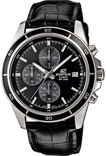 Casio HerrenArmbanduhr Analog Quarz Leder EFR-526L-1AVUEF von Casio