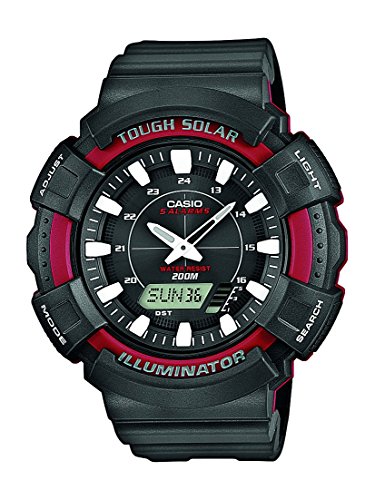 Casio Herren-Armbanduhr XL Collection Analog - Digital Quarz Resin AD-S800WH-4AVEF von Casio