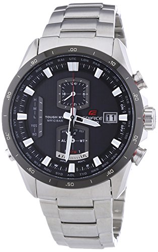 Casio Herren-Armbanduhr XL Edifice Premium Chronograph Quarz Edelstahl EQW-A1110DB-1AER von Casio