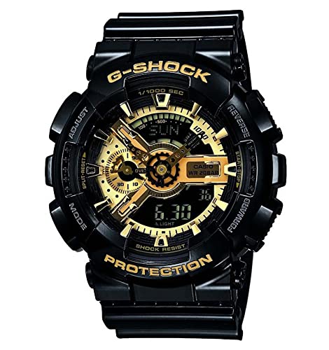 Casio Herren Analog/Digital Quarz mit Resin Armbanduhr GA110GB1AER von Casio