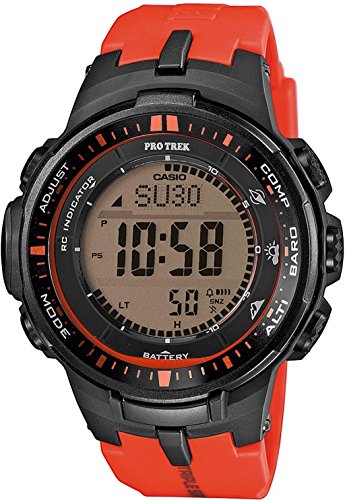 Casio Herren-Armbanduhr XL Pro Trek Digital Quarz Resin PRW-3000-4ER von Casio