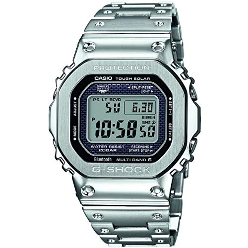 Casio Herren Digital Quarz Uhr mit Edelstahl Armband GMW-B5000D-1ER von Casio