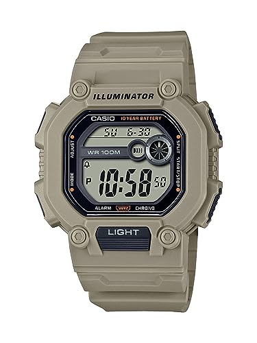 Casio Herren Digital Quarz Uhr mit Harz Armband W737HX-5AV von Casio