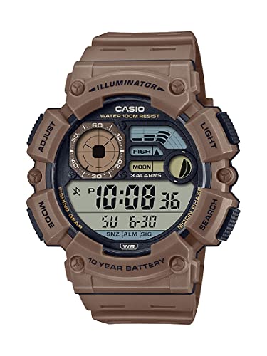 Casio Herren Digital Quarz Uhr mit Harz Armband WS-1500H-5AV von Casio