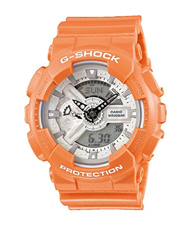 Casio Herren Digital Quarz Uhr mit Resin Armband GA-110SG-4AER von Casio