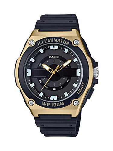 Casio Herren analog Quarz Uhr mit Plastik Armband MWC-100H-9AVCF von Casio