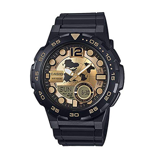 Casio HerrenArmbanduhr Analog-Digital Quarz Harz AEQ-100BW-9AVEF von Casio