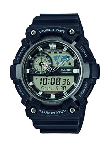 Casio HerrenArmbanduhr Analog-Digital Quarz Harz AEQ-200W-1AVEF von Casio