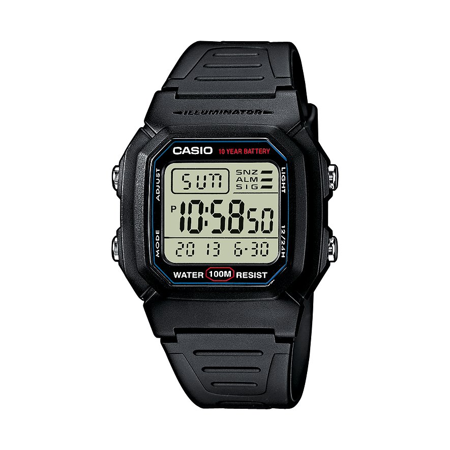 Casio Herrenuhr Casio Collection W-800H-1AVES von Casio