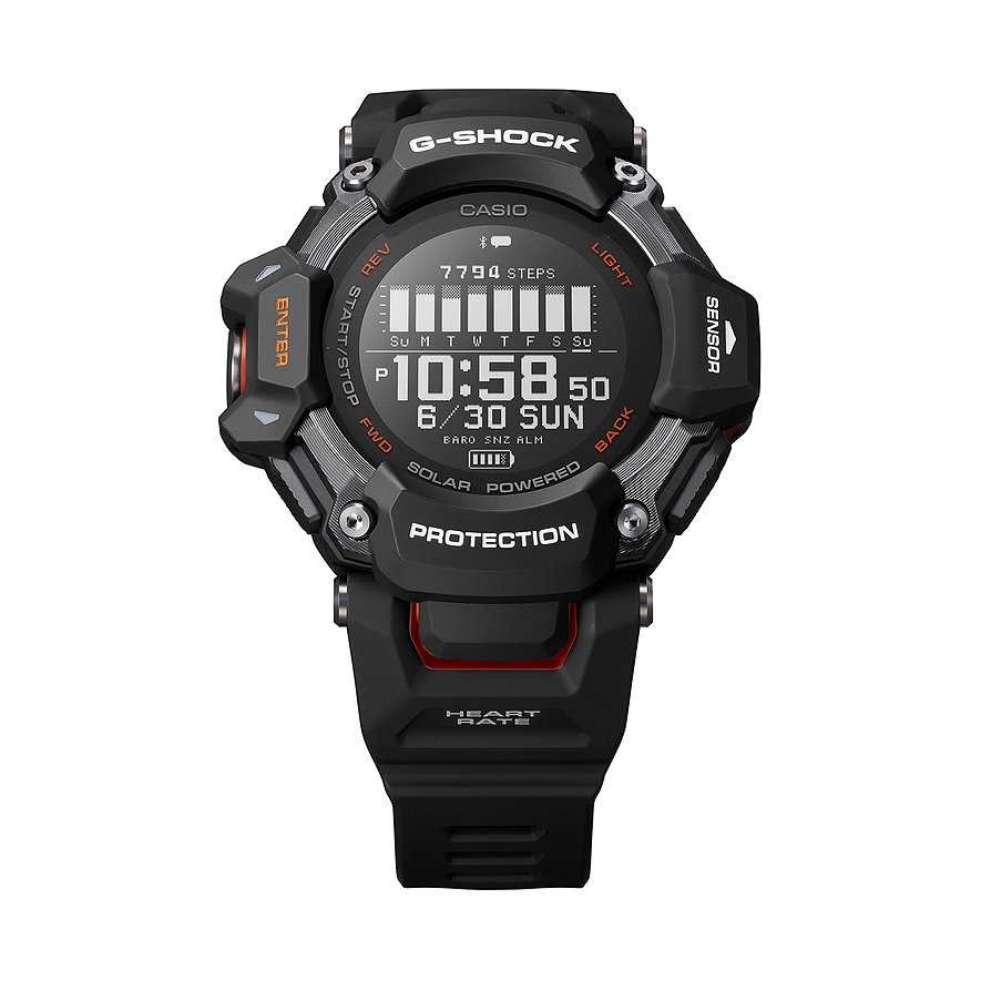 Casio Herrenuhr G-SQUAD GBD-H2000-1AER Resin von Casio