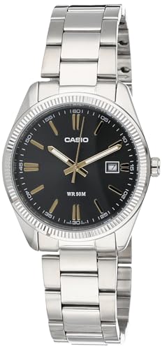 Casio MTP-1302D-1A2VDF Uhr (Armbanduhr, Edelstahl, Edelstahl, Mineral, rund) von Casio