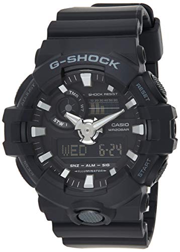 Casio Men's 'G SHOCK' Quartz Resin Casual Watch, Color:Black (Model: GA-700-1BCR) von Casio