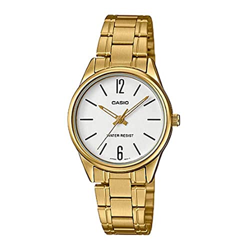 Casio Men's MTPV005G-7B Gold Stainless-Steel Japanese Quartz Fashion Watch von Casio