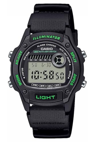Casio Quarzuhr Alarm-Chrono für Damen und Jugendliche W-220H-1A3VEF von Casio