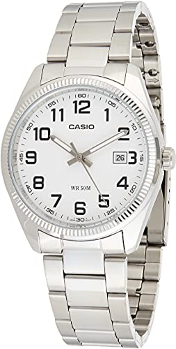 CASIO Herren-Armbanduhr Analog Quarz Edelstahl MTP-1302D-7B von CASIO