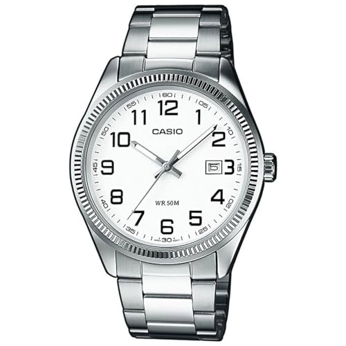 CASIO Herren-Armbanduhr Analog Quarz Edelstahl MTP-1302D-7B von Casio