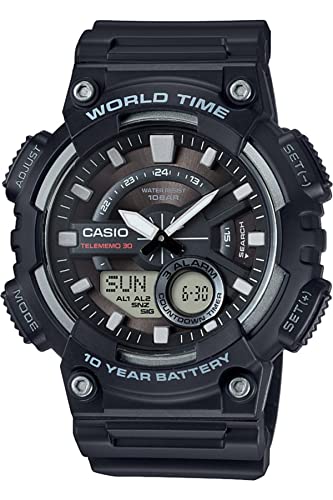Casio Uhr mit japanischem Quarzuhrwerk Man Aeq-110W-1A 52.2 mm von Casio