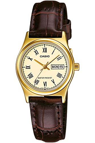 Casio Uhr mit japanischem Quarzuhrwerk Woman LTP+V006GL.9B 25 mm von CASIO