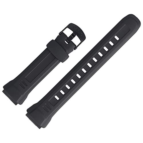 Casio Uhren Casio WV-58 Uhrenarmband 18 mm Kunststoff Schwarz von Casio