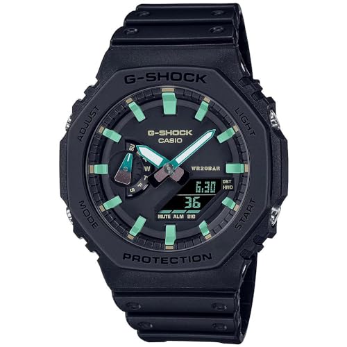 Rostfarbene Herrenuhr, Analog und Digital, Multifunktion, Neobrite-Zeiger, 20 ATM – CA.GA-2100RC-1AER von Casio