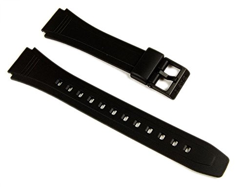 Casio Uhrenarmband Resin 18mm schwarz DB-36-1AVEF DB-36 von Casio