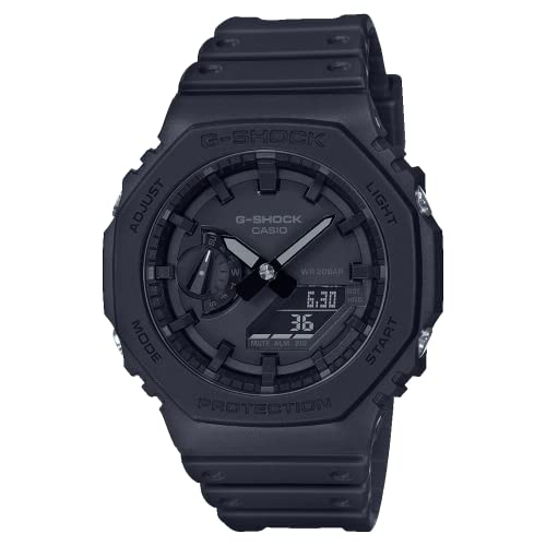 Casio Unisex Analog – Digital Quarz Uhr mit Kautschuk Armband GA-2100-1A1ER von Casio