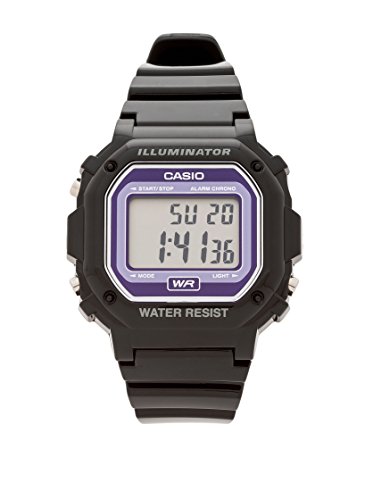 Casio Unisex-Armbanduhr Collection Digital Quarz Resin F-108WHC-1BEF von Casio