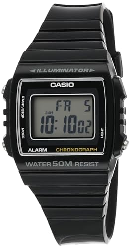 Casio Unisex-Armbanduhr Sports Digital Quarz Resin W-215H-1A von Casio