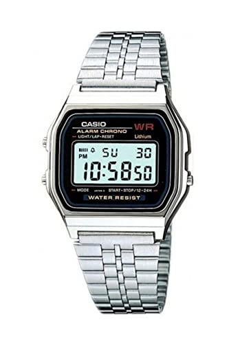 Casio Unisex Digital mit Edelstahl Armbanduhr A159W1D Casio Unisex Digital mit Edelstahl Armbanduhr A159W1D von Casio