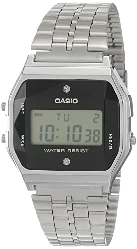 Casio Unisex Erwachsene Digital Quarz Uhr mit Edelstahl Armband 4.54953E+12 von Casio