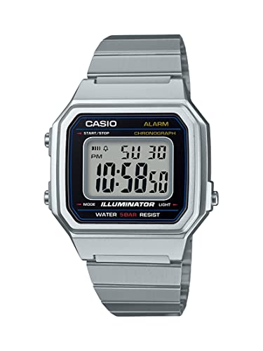 Casio Unisex Erwachsene Digital Quarz Uhr mit Edelstahl Armband 4.54953E+12 von Casio