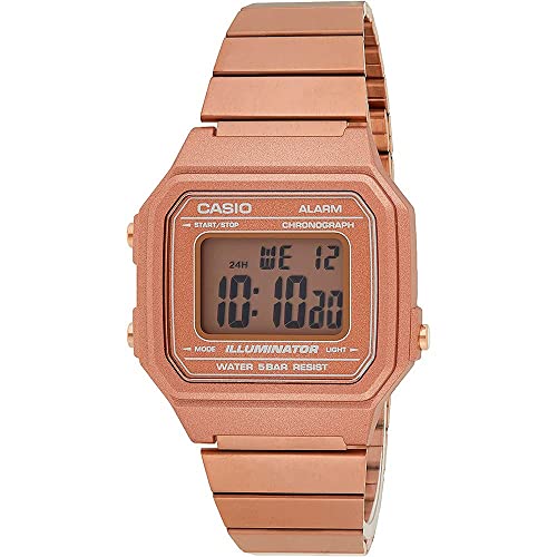 Casio Unisex Erwachsene Digital Quarz Uhr mit Edelstahl Armband 4549526169342 von Casio