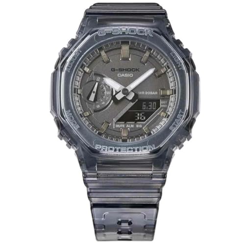 Casio Unisex Quartz Armbanduhr, 42.80mm Gehäusegröße mit grau analog Zifferblatt und grau Plastic/Resin Bracelet Armband GMA-S2100SK-1AER Casio Unisex Quartz Armbanduhr, 42.80mm Gehäusegröße mit grau analog Zifferblatt und grau Plastic/Resin Bracelet Armband GMA-S2100SK-1AER von Casio