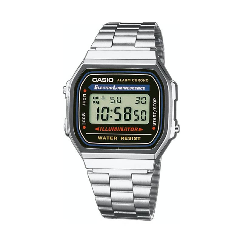 Casio Unisexuhr Vintage A168WA-1YES von Casio