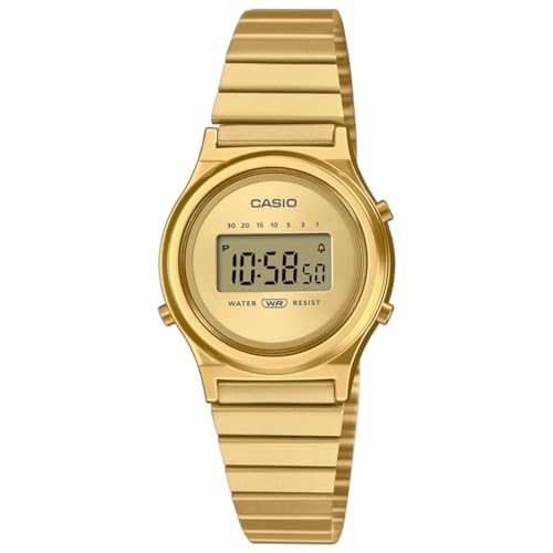Casio Vintage Women's digital Watch LA700WEG-9AEF golden Steel von Casio