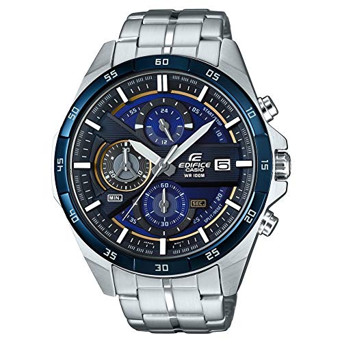 Casio Herren Armbanduhr Chronograph Quarz Edelstahl EFR-556DB-2AVUEF von Casio