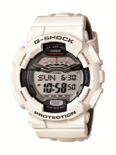 Casio – gls-100 – 7er – Shock – Zeigt Herren – Quartz Digital – Weißes Ziffernblatt – Armband Kunstharz weiß von Casio