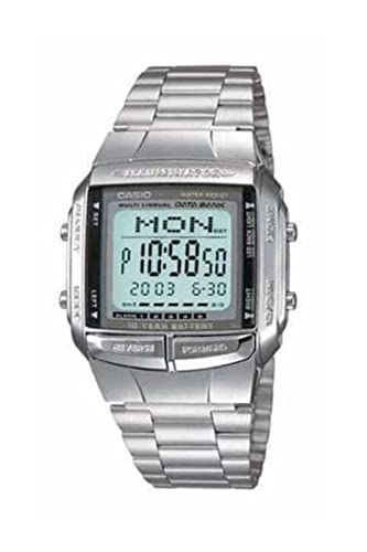 CASIO Herren Digital Quarz Uhr mit Edelstahl Armband DB-360-1A von Casio