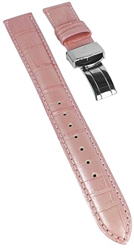 Casio Ersatzband 18mm Oceanus Ladies Uhrenarmband aus Leder rosa OCW-10LA von Casio