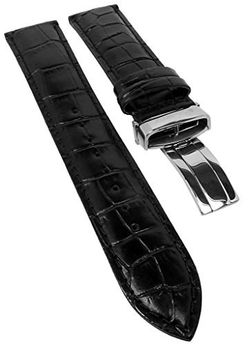 Casio Ersatzband Edifice Uhrenarmband aus Leder schwarz EFB-503SBL 22mm von Casio