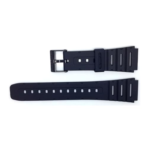 Genuine Casio Replacement Watch Strap 71604130 for Casio Watch CA-53W-1SW + Other Models von Casio