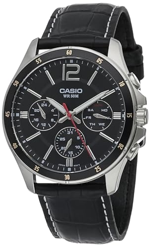 CASIO Herren Multifunktion cuarzo japonés Uhr mit Armband MTP-1374L-1A von CASIO